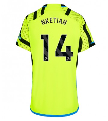 Arsenal Eddie Nketiah #14 Replika Udebanetrøje Dame 2023-24 Kortærmet